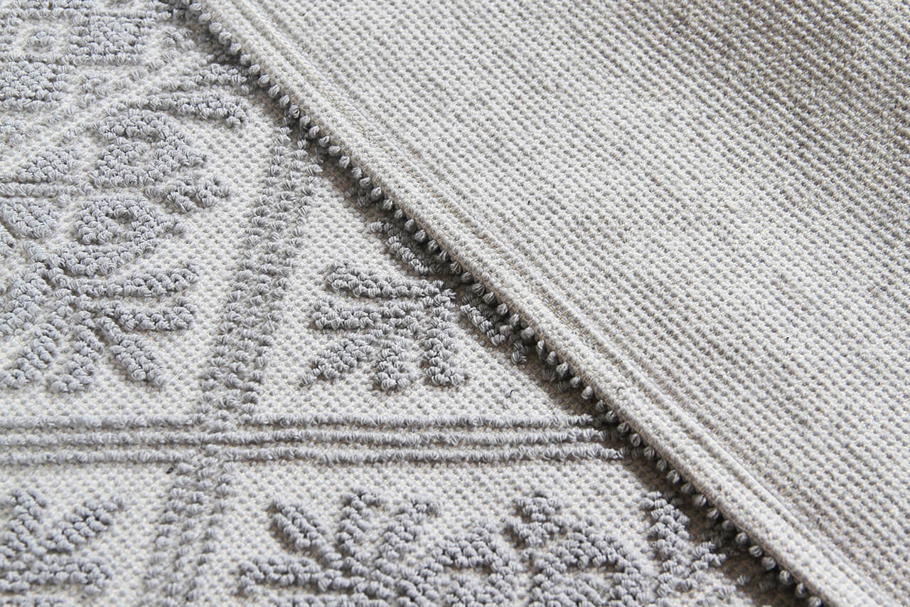 Tappeto Argento in Cotone Lavabile in Lavatrice - Alghero - Made in Italy | Ideale per Cucina e Bagno - Image 5