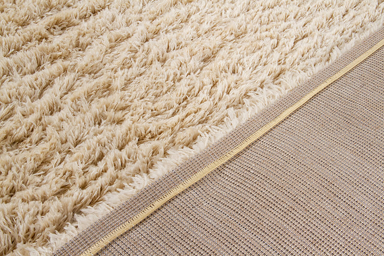 Tappeto Shaggy Madison Beige - Tinta Unita - Design Moderno | Morbido e Resistente - Image 7