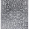 Tappeto Vintage A – Viscosa Effetto Vissuto – Grigio e Nero