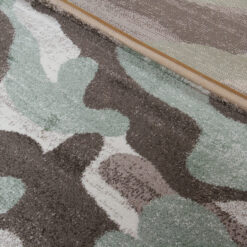 Alternative view of Tappeto Moderno Stile Camouflage - Grigio - Antiscivolo | Ideale per Camera da Letto e Cameretta