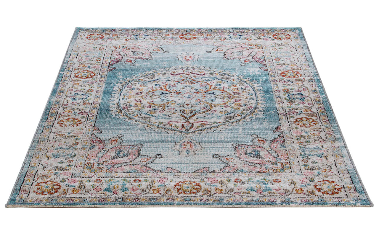 Tappeto da Esterno MAGGIO A - Indoor/Outdoor - Blu Chiaro | Ideale per Terrazze, Balconi, Patio, Verande - Image 3