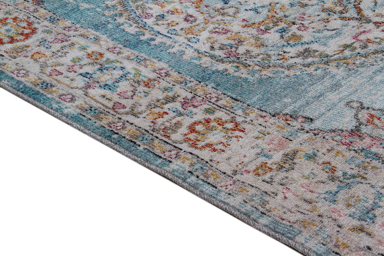 Tappeto da Esterno MAGGIO A - Indoor/Outdoor - Blu Chiaro | Ideale per Terrazze, Balconi, Patio, Verande - Image 6