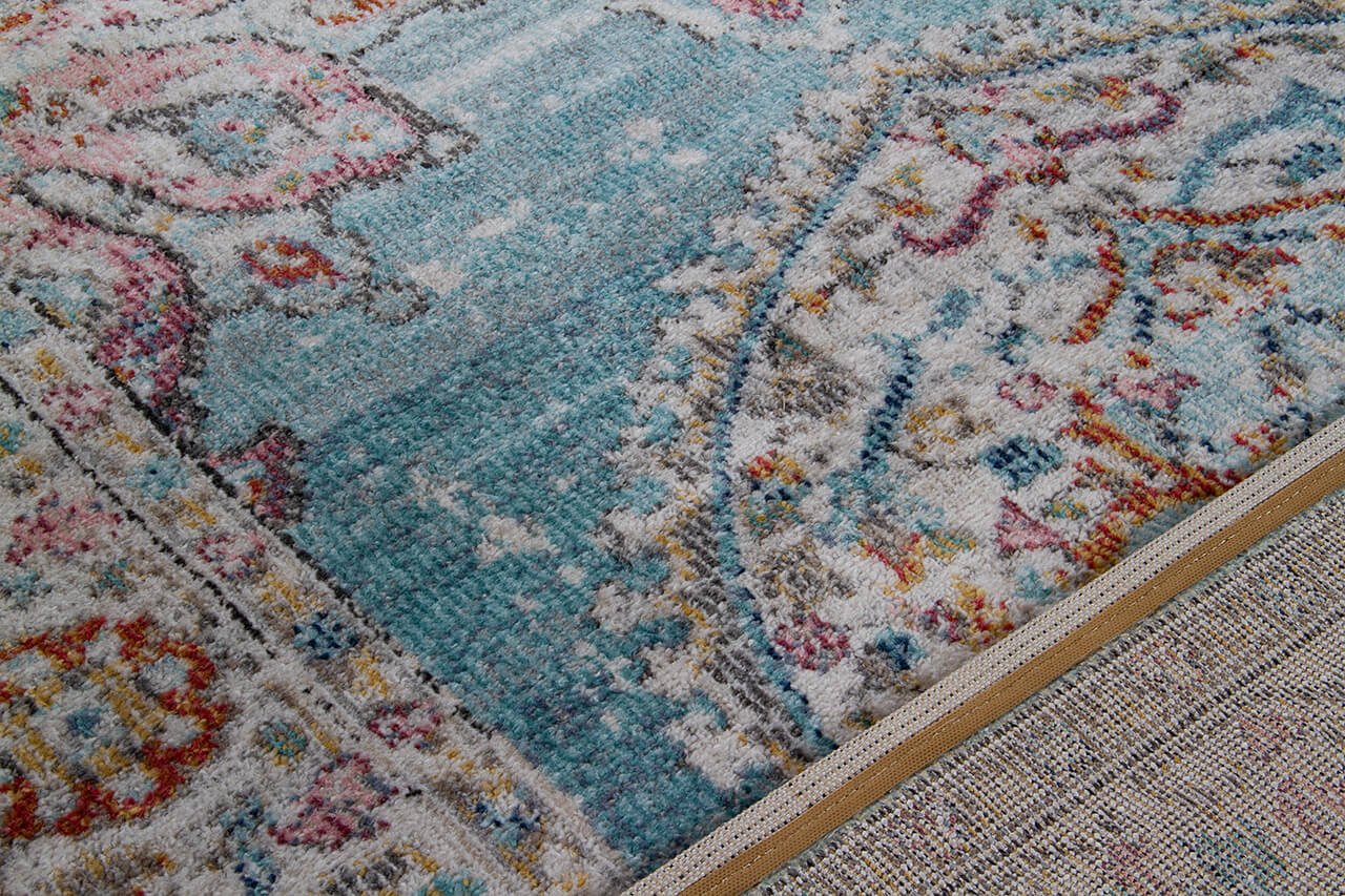 Tappeto da Esterno MAGGIO A - Indoor/Outdoor - Blu Chiaro | Ideale per Terrazze, Balconi, Patio, Verande - Image 8