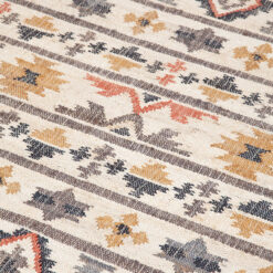 Alternative view of Tappeto Kilim in Juta e Cotone - Stile Etnico Tradizionale - Kilim Nirvana - Fatto a Mano - Materiali Sostenibile