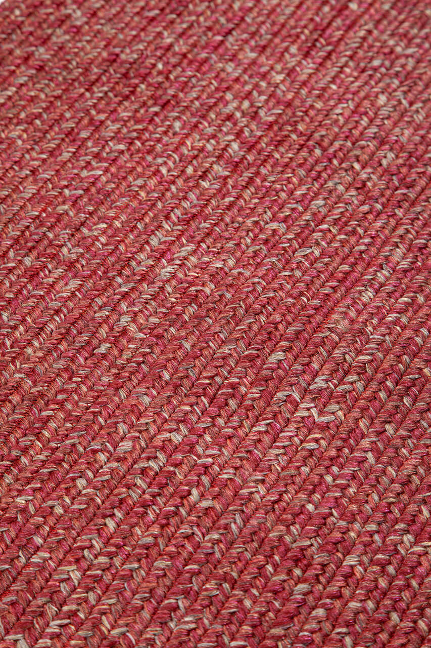 Tappeto Outdoor Ovale - Solid Rosso Terra - Interno/Esterno - 200x60cm - Image 3