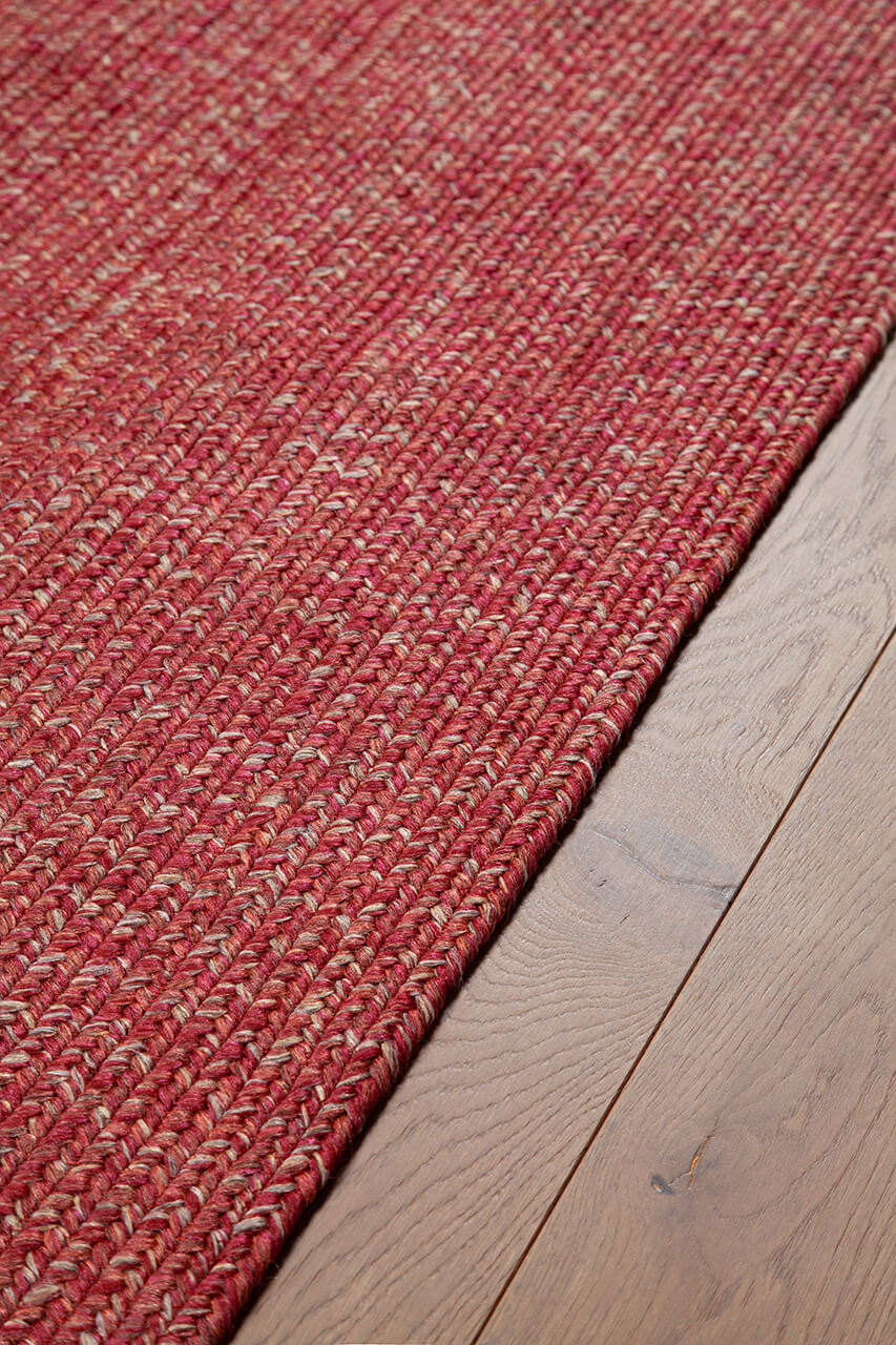 Tappeto Outdoor Ovale - Solid Rosso Terra - Interno/Esterno - 200x60cm - Image 4