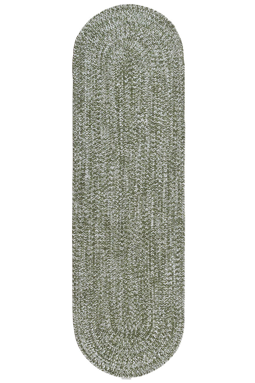 Tappeto Outdoor Ovale - Solid Verde - Interno/Esterno - 200x60cm