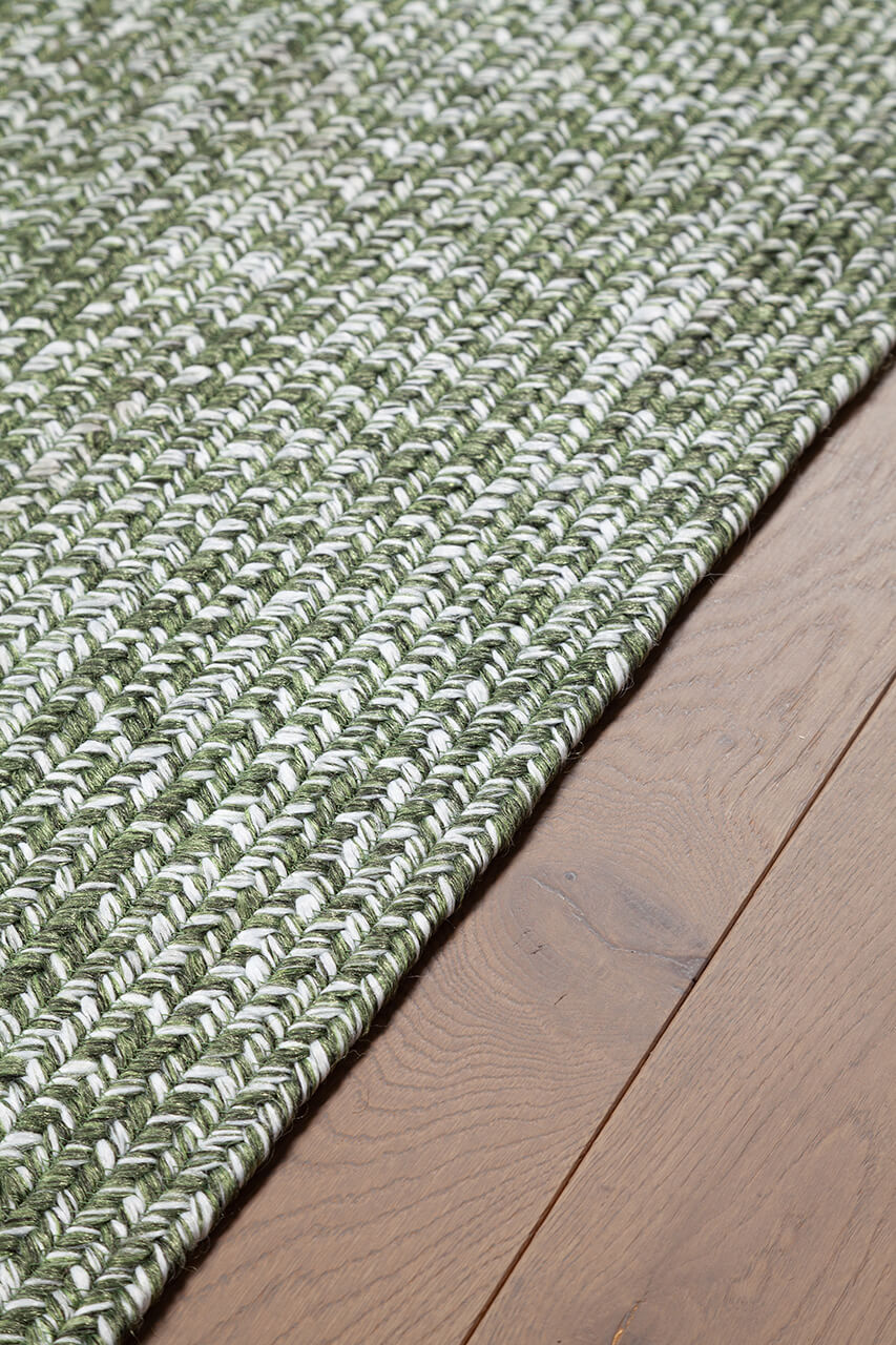 Tappeto Outdoor Ovale - Solid Verde - Interno/Esterno - 200x60cm - Image 3