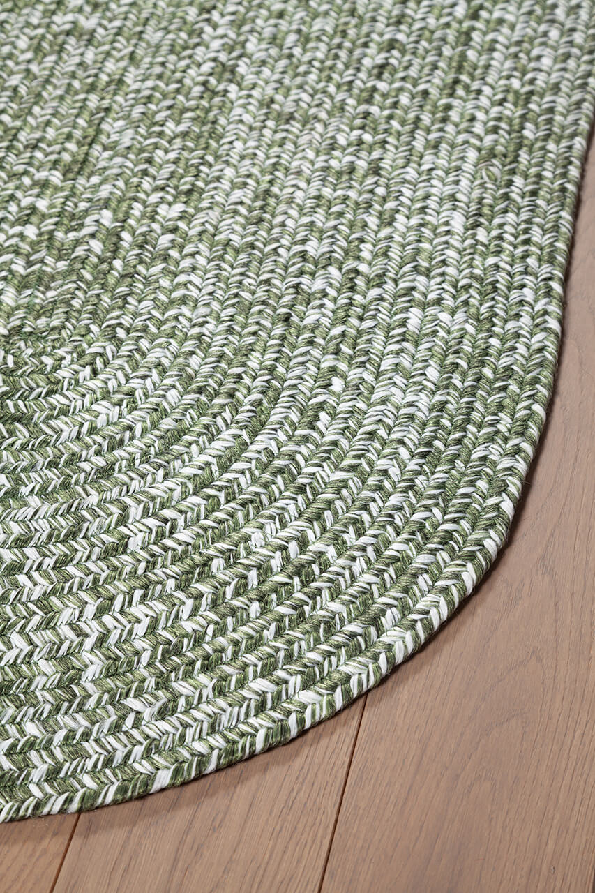 Tappeto Outdoor Ovale - Solid Verde - Interno/Esterno - 200x60cm - Image 4