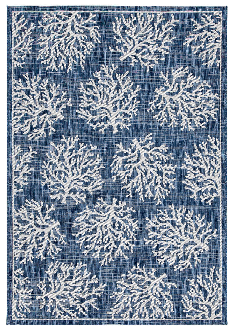 Tappeto Blu Interno-Esterno Marine 1 Blue - Resistente e Antiscivolo - Outdoor