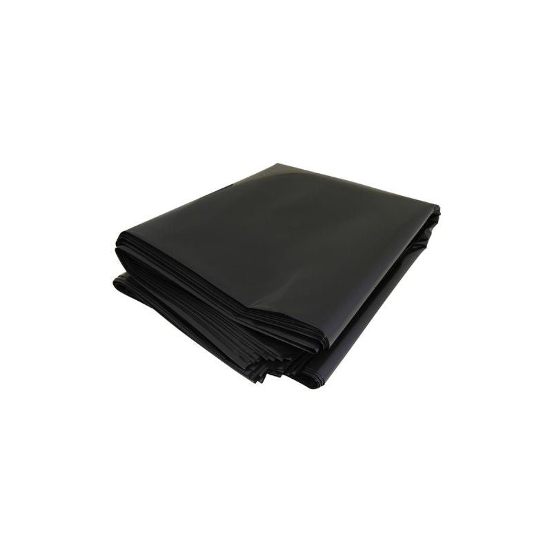Heavy Duty Black Polythene Rubble Sacks 510mm x 755mm x 110mu (Pack of 100)