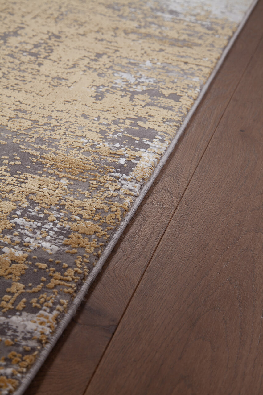 Tappeto Moderno Premium - KENNEDY D BEIGE GOLD - Oro, Beige - Design Contemporaneo - Image 3