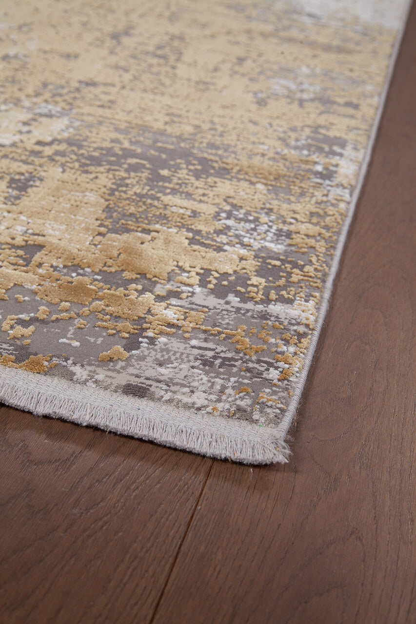 Tappeto Moderno Premium - KENNEDY D BEIGE GOLD - Oro, Beige - Design Contemporaneo - Image 4
