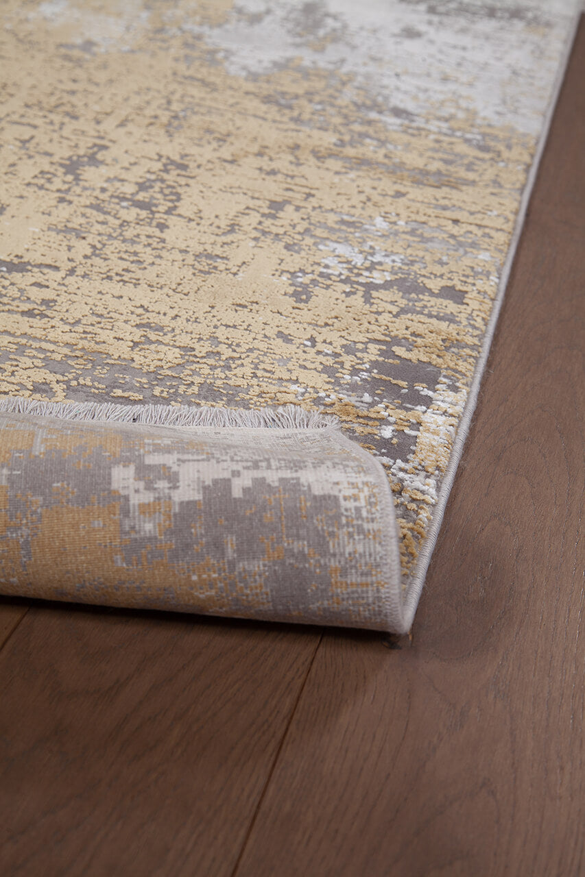 Tappeto Moderno Premium - KENNEDY D BEIGE GOLD - Oro, Beige - Design Contemporaneo - Image 5