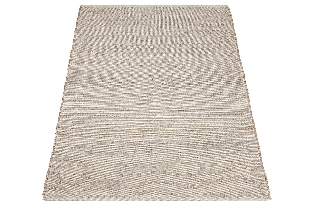 Tappeto Premium DUO WHITE in Iuta e Cotone - Realizzato a mano - Image 2