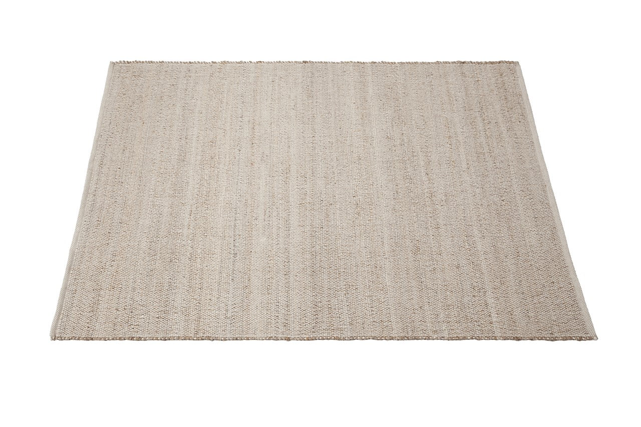 Tappeto Premium DUO WHITE in Iuta e Cotone - Realizzato a mano - Image 4