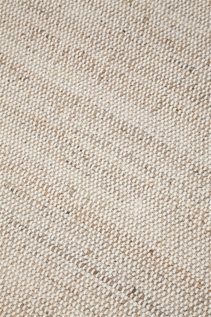 Tappeto Premium DUO WHITE in Iuta e Cotone - Realizzato a mano - Image 5