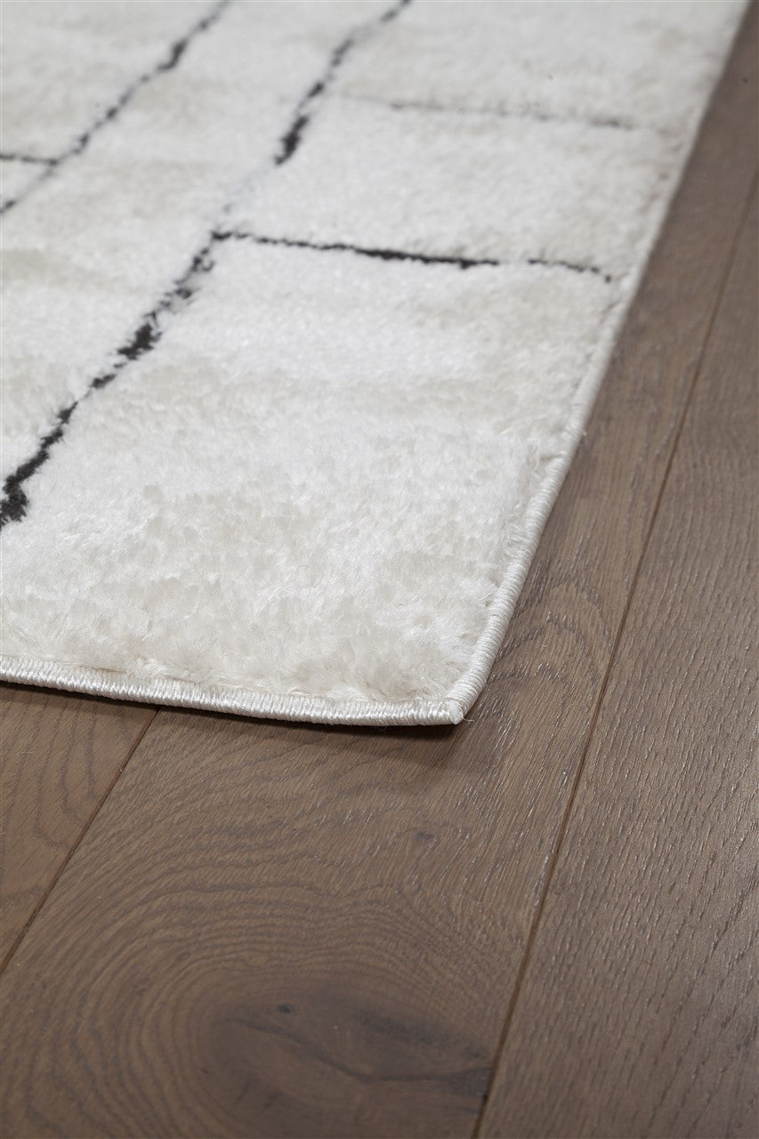Tappeto Shaggy Tribe Soft B moderno con linee astratte - Image 7