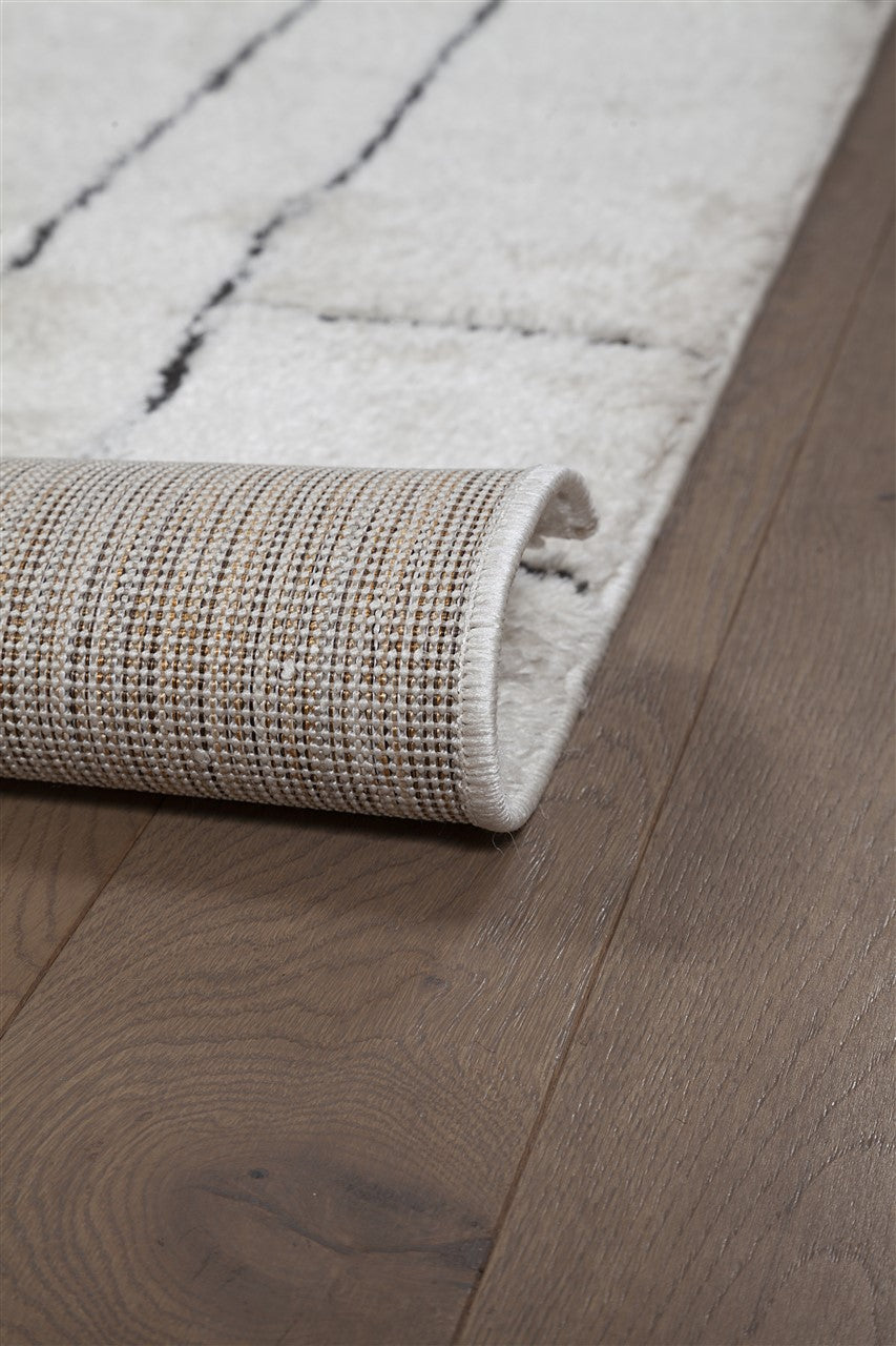 Tappeto Shaggy Tribe Soft B moderno con linee astratte - Image 8
