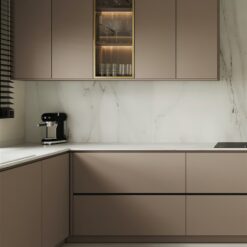 Alternative view of Tappeto Passatoia per la Cucina in Cotone Jaques Verde-Blu | Design Moderno, Antiscivolo e Resistente