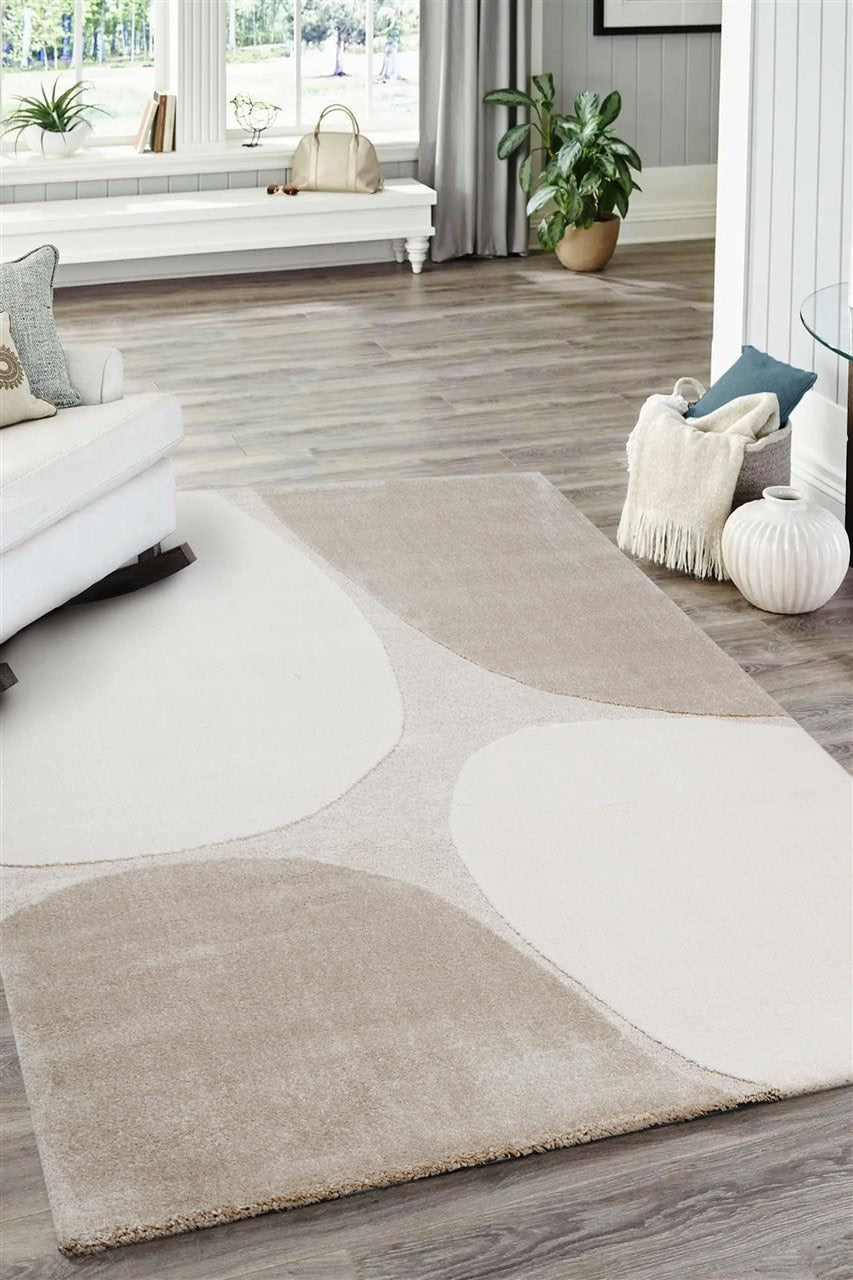 Tappeto Premium Moderno PURO Avorio Beige - Design Contemporaneo - Ideale per Soggiorno e Camera da Letto - Image 2
