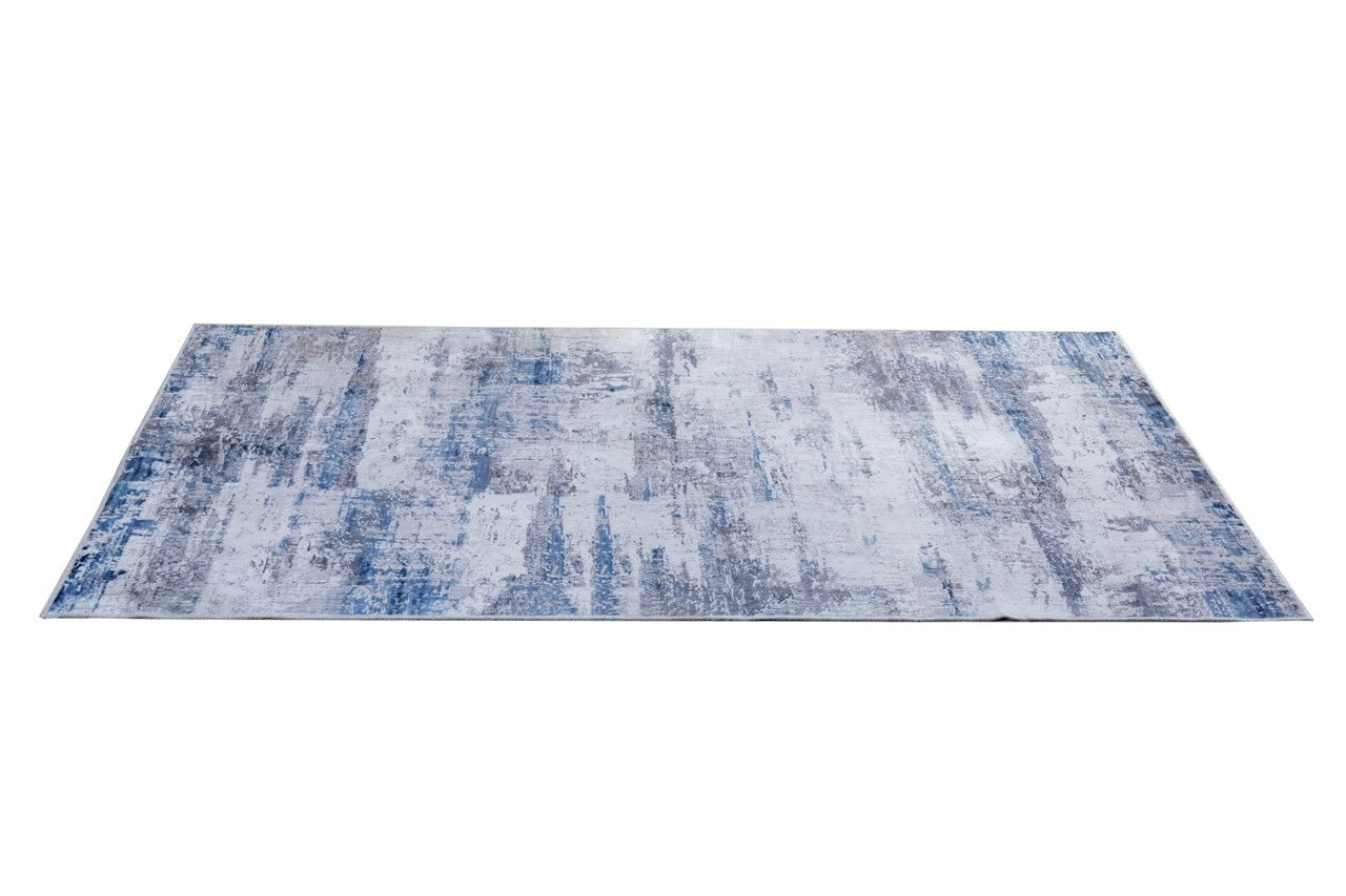 Tappeto Moderno ABSTRACT Blu - Lavabile in Lavatrice - Image 4