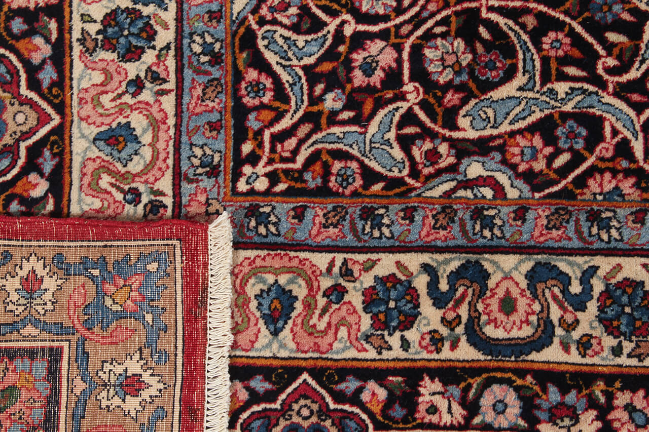 Tappeto Kerman Antico Persiano Autentico | Annodato a Mano 572x345cm - Image 5