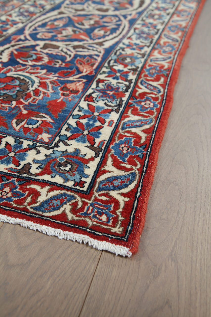Tappeto Isfahan Antico Persiano Autentico | Annodato a Mano 453x323cm - Image 4