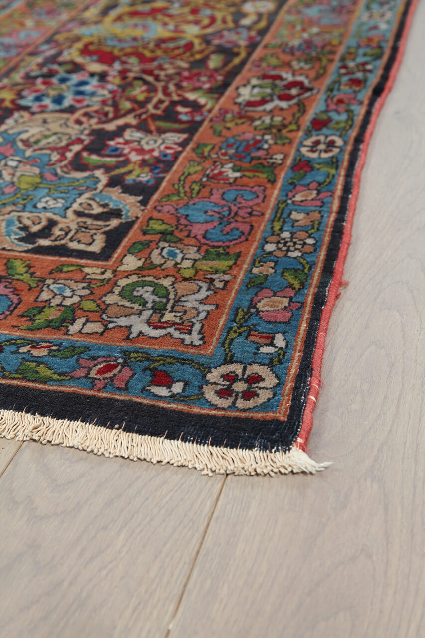 Tappeto Kerman Antico Persiano Autentico | Annodato a Mano 410x300cm - Image 4