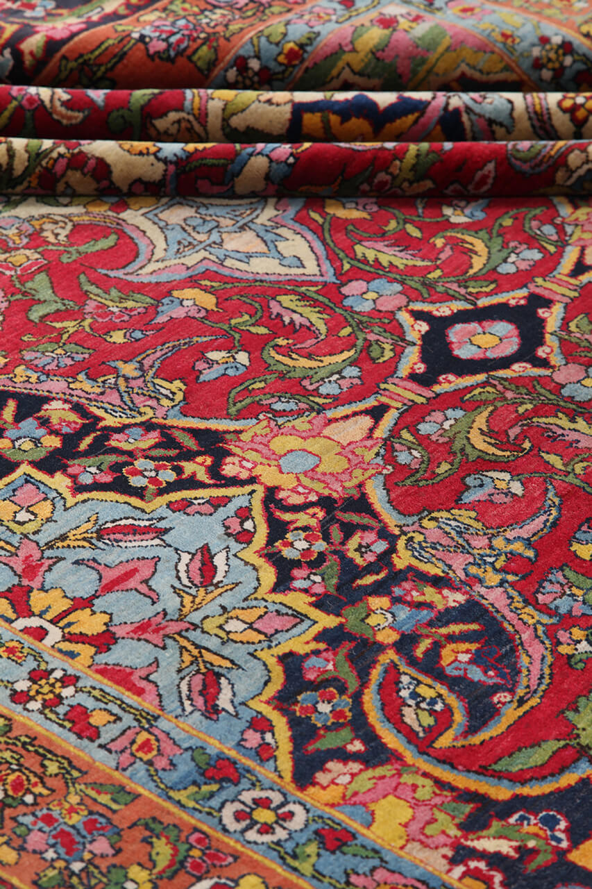 Tappeto Kerman Antico Persiano Autentico | Annodato a Mano 410x300cm - Image 6