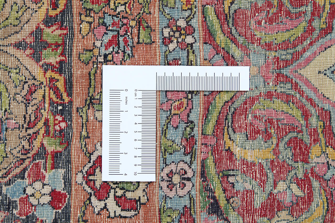 Tappeto Kerman Antico Persiano Autentico | Annodato a Mano 410x300cm - Image 9