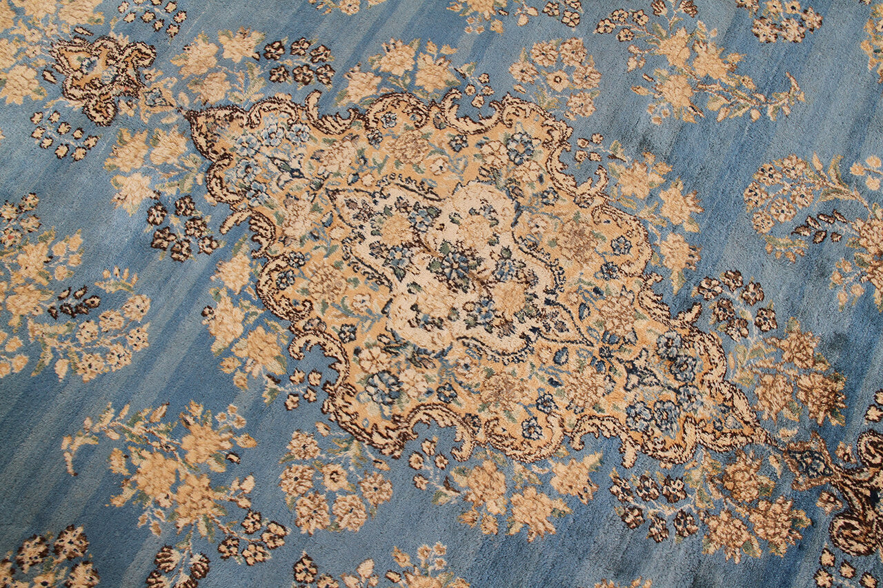 Tappeto Kerman Antico Persiano Autentico | Annodato a Mano 360x265cm - Image 6