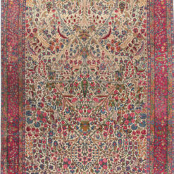 Tappeto Kerman Antico Persiano Autentico | Annodato a Mano 365x260cm