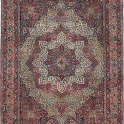 Tappeto Kerman Antico Persiano Autentico | Annodato a Mano 375x270cm