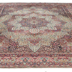 Alternative view of Tappeto Kerman Antico Persiano Autentico | Annodato a Mano 375x270cm