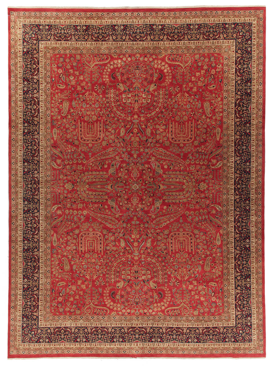 Tappeto orientale classico in lana fine, fatto a mano 400x300cm