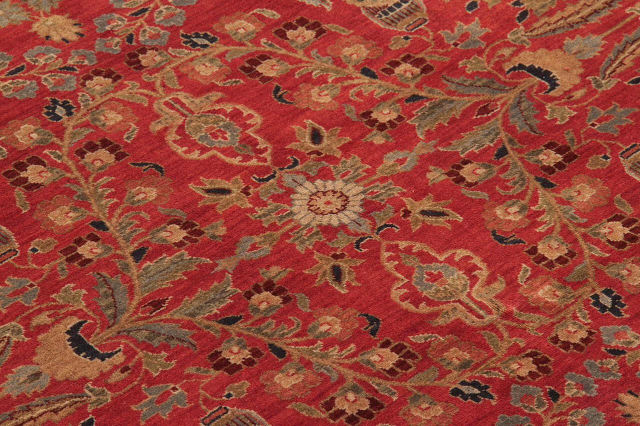 Tappeto orientale classico in lana fine, fatto a mano 400x300cm - Image 3
