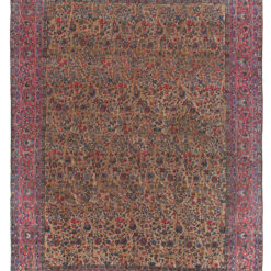 Tappeto Kerman Antico Persiano Autentico | Annodato a Mano 485x360cm