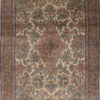 Tappeto Kerman Antico Persiano Autentico | Annodato a Mano 401x271cm
