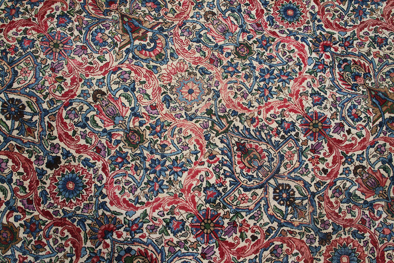 Tappeto Kerman Antico Persiano Autentico | Annodato a Mano 367x272cm - Image 7