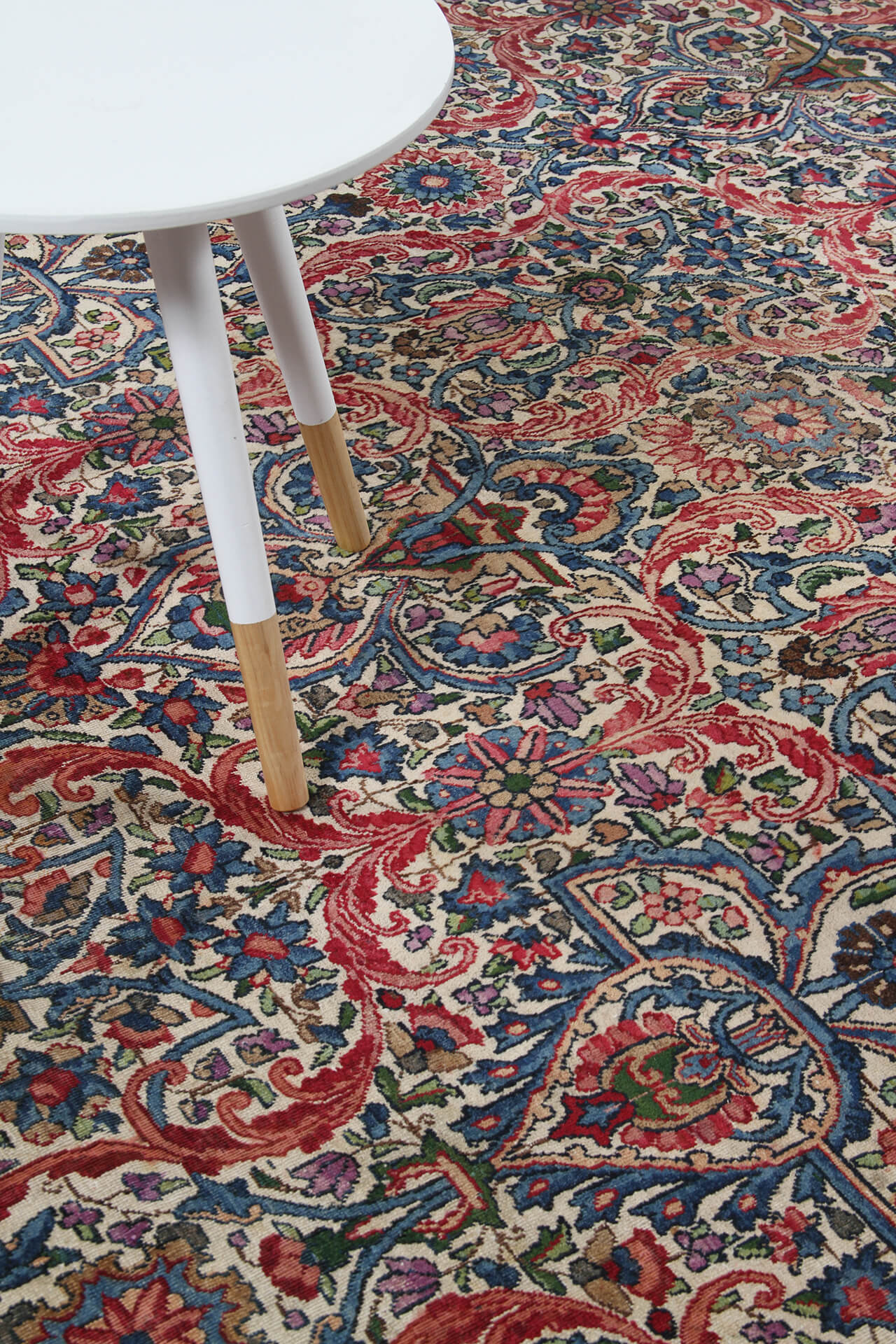 Tappeto Kerman Antico Persiano Autentico | Annodato a Mano 367x272cm - Image 8