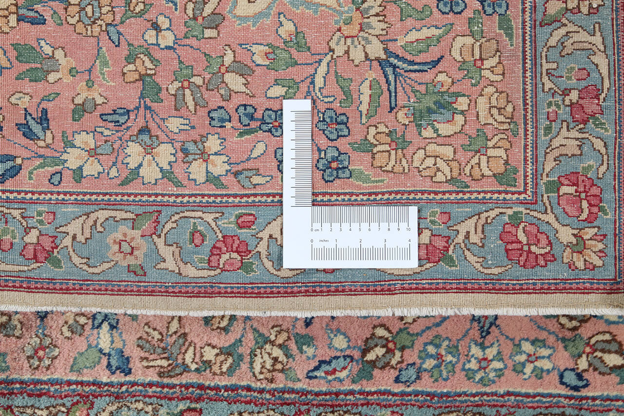 Tappeto Kerman Antico Persiano Autentico | Annodato a Mano 381x268cm - Image 7