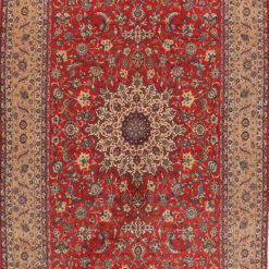 Tappeto Isfahan Antico Persiano Autentico | Annodato a Mano 485x307cm