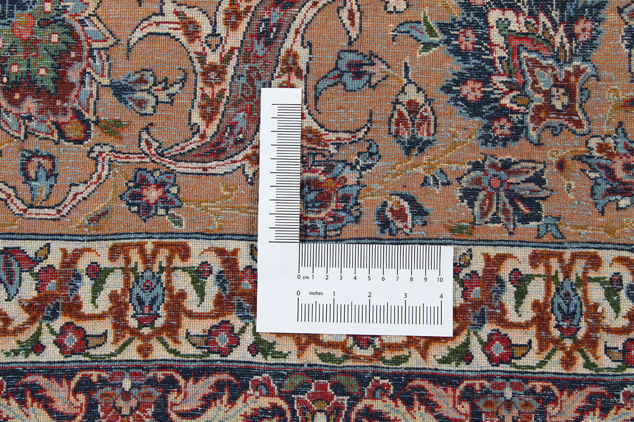 Tappeto Isfahan Antico Persiano Autentico | Annodato a Mano 485x307cm - Image 9
