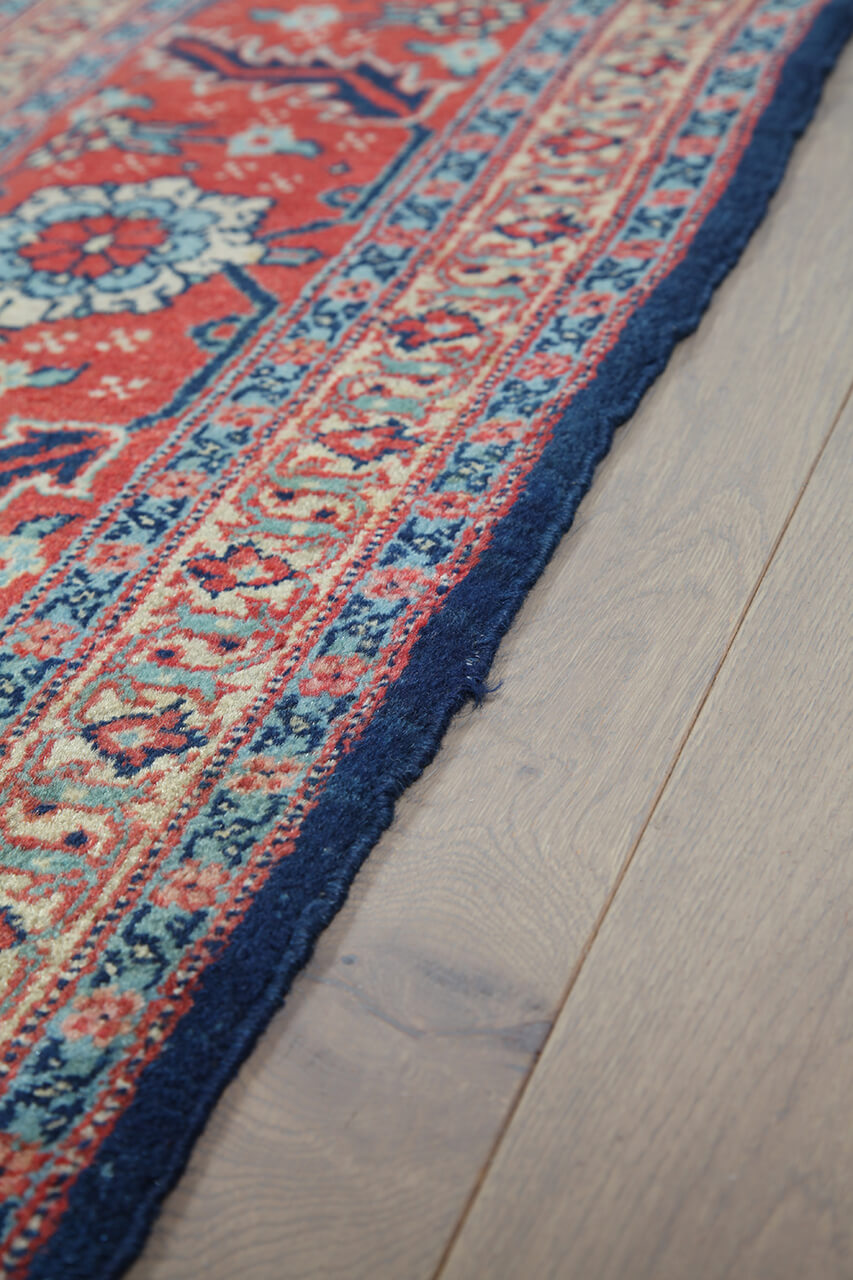 Tappeto Farahan Antico Persiano Autentico | Annodato a Mano 371x301cm - Image 2