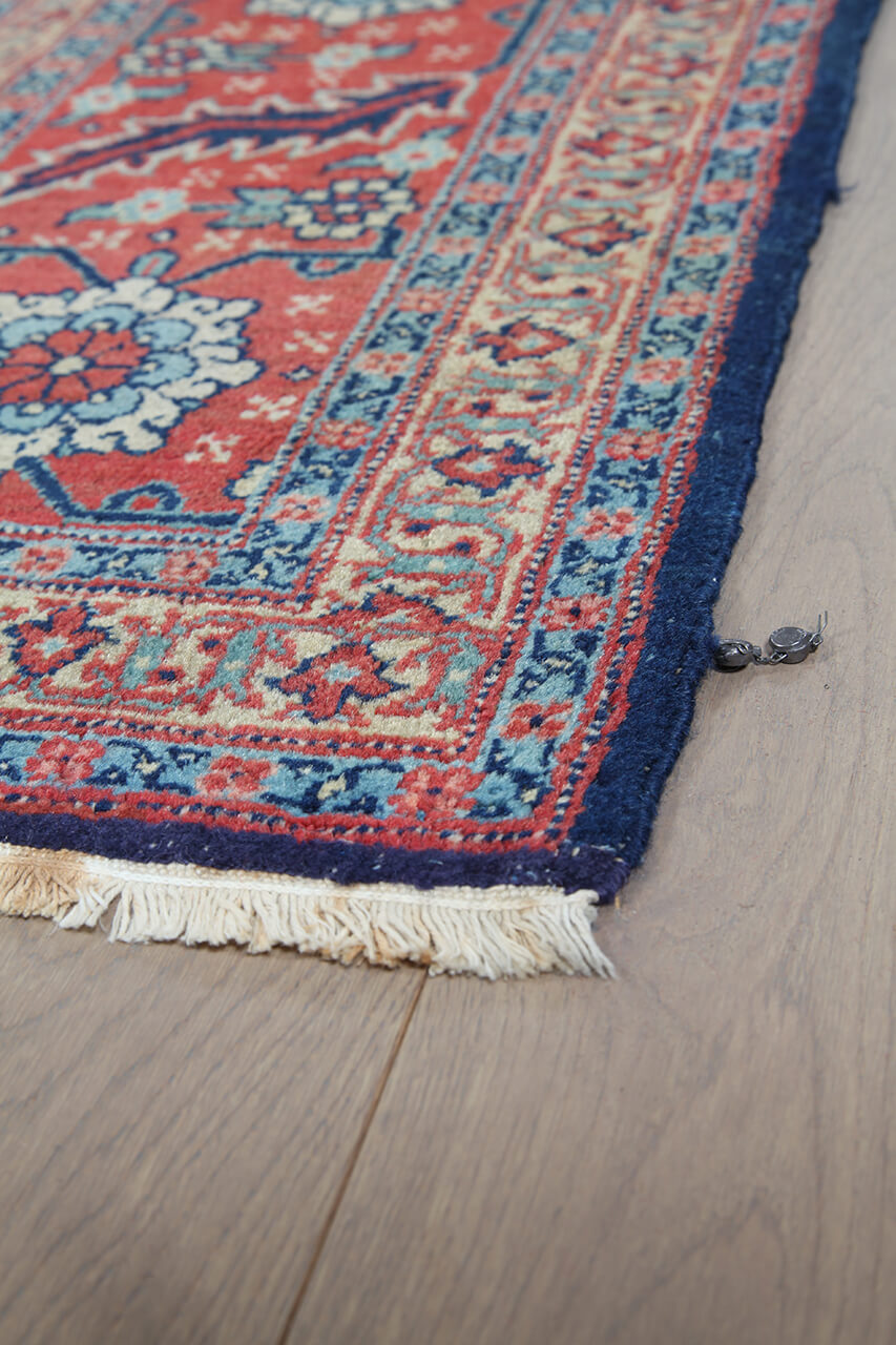 Tappeto Farahan Antico Persiano Autentico | Annodato a Mano 371x301cm - Image 3