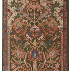 Tappeto Mahal Antico Persiano Autentico | Annodato a Mano 361x186cm