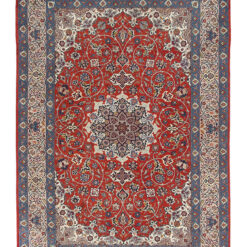 Tappeto Isfahan Antico Persiano Autentico | Annodato a Mano 225x150cm