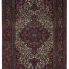 Tappeto Isfahan Antico Persiano Autentico | Annodato a Mano 217x138cm