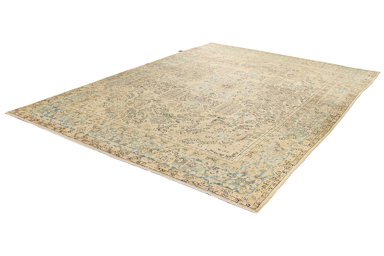 Tappeto Kerman Antico Persiano Autentico | Annodato a Mano 380x270cm - Image 4